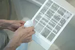 浴室乾燥機フィルター清掃の写真